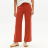 Pantalon Wide Leg Rouge Orangé