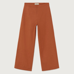 Pantalon Wide Leg Rouge Orangé