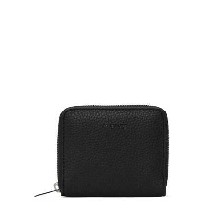 portefeuille zip vegan noir