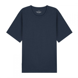 Tee-shirt Coton Lin Bleu Navy