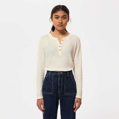 T-shirt Ecru Gaufré T-shirt Ecru Gaufré