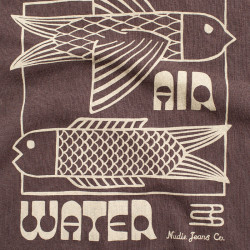 Brown T-shirt Air Water Joni