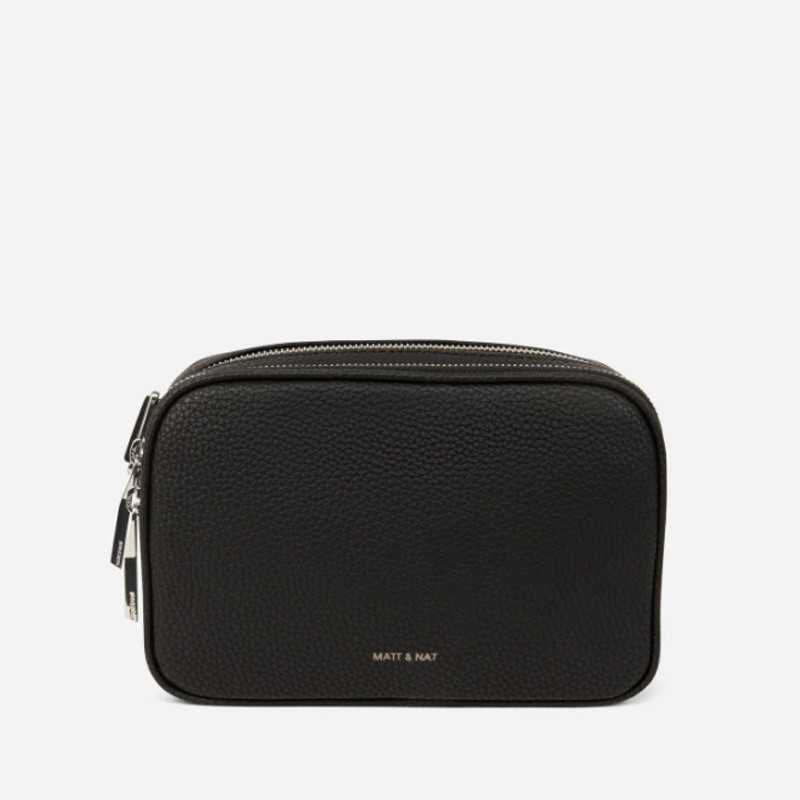 Sac ceinture noir vegan