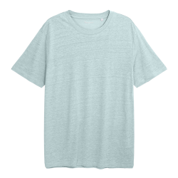 T-Shirt Lin Bleu Glace