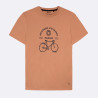 Tee-shirt Orange Vélo