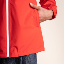 Impermeable Court Rouge Unisexe