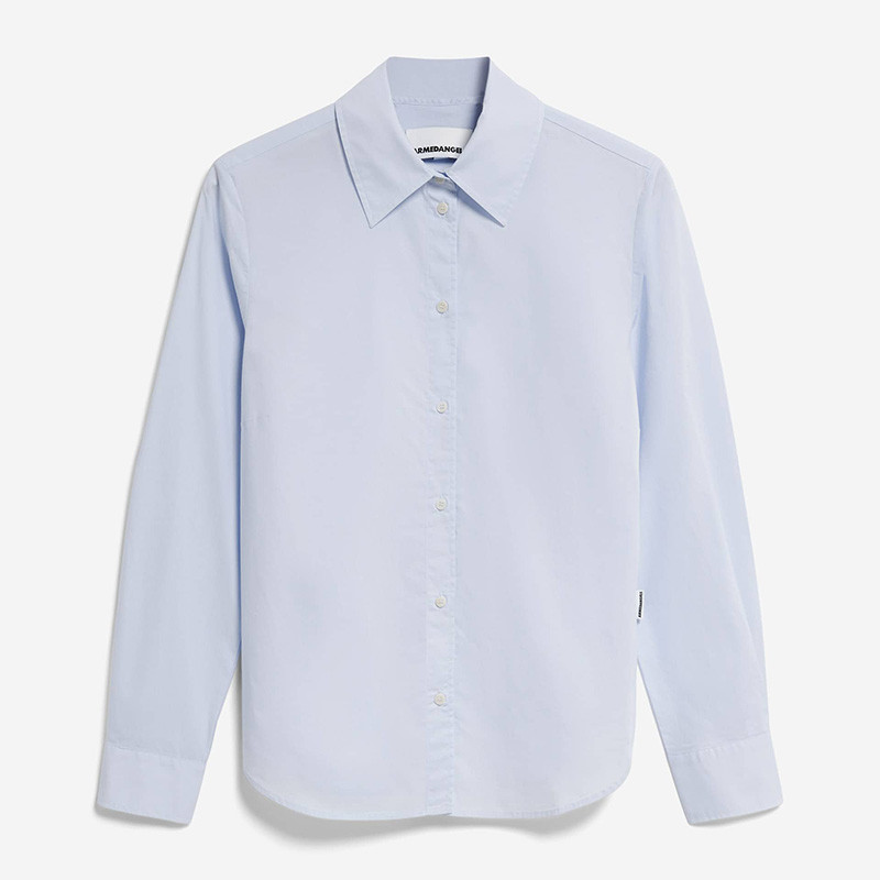 Chemise Coton Bleu Clair