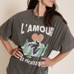 Tee-shirt Unisexe Amour au...