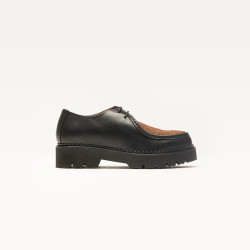 Derbies Deborah Cuir Pony