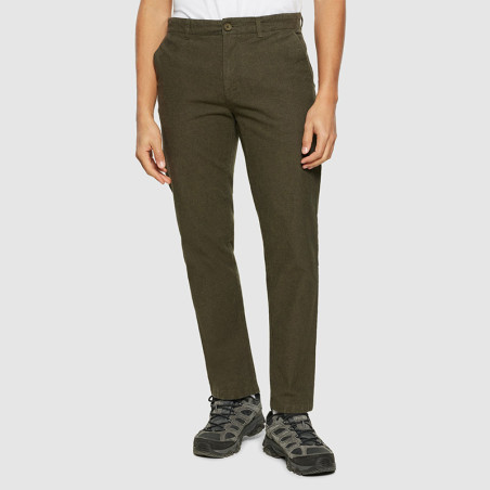 Chino Regular Flanelle Vert