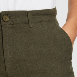 Chino Regular Flanelle Vert