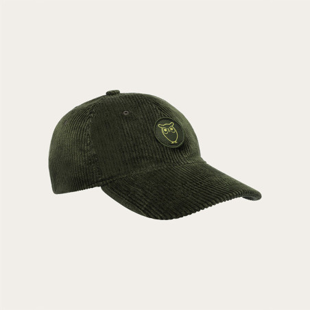 Casquette Velours Côtelé Vert Foncé