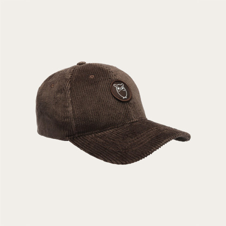 Casquette Velours Côtelé Marron Foncé