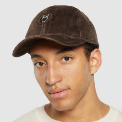 Casquette Velours Côtelé Marron Foncé