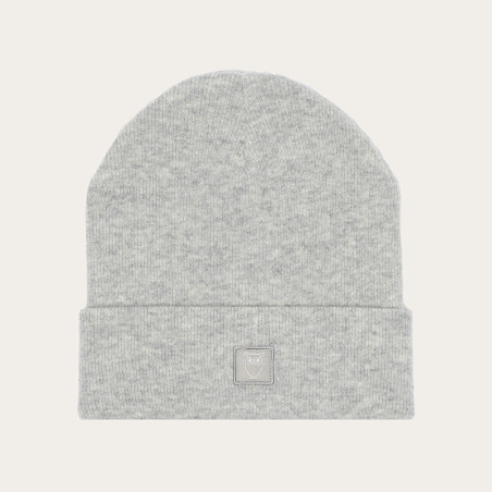 Bonnet Gris Mélangé Laine