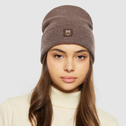 Bonnet Marron Laine