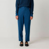 Pantalon Soraia Carotte Bleu Modal