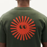 Tee shirt Vert Soleil Rouge