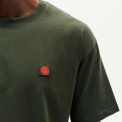 Tee shirt Vert Soleil Rouge