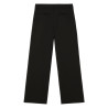 Pantalon Ample Laine Noir