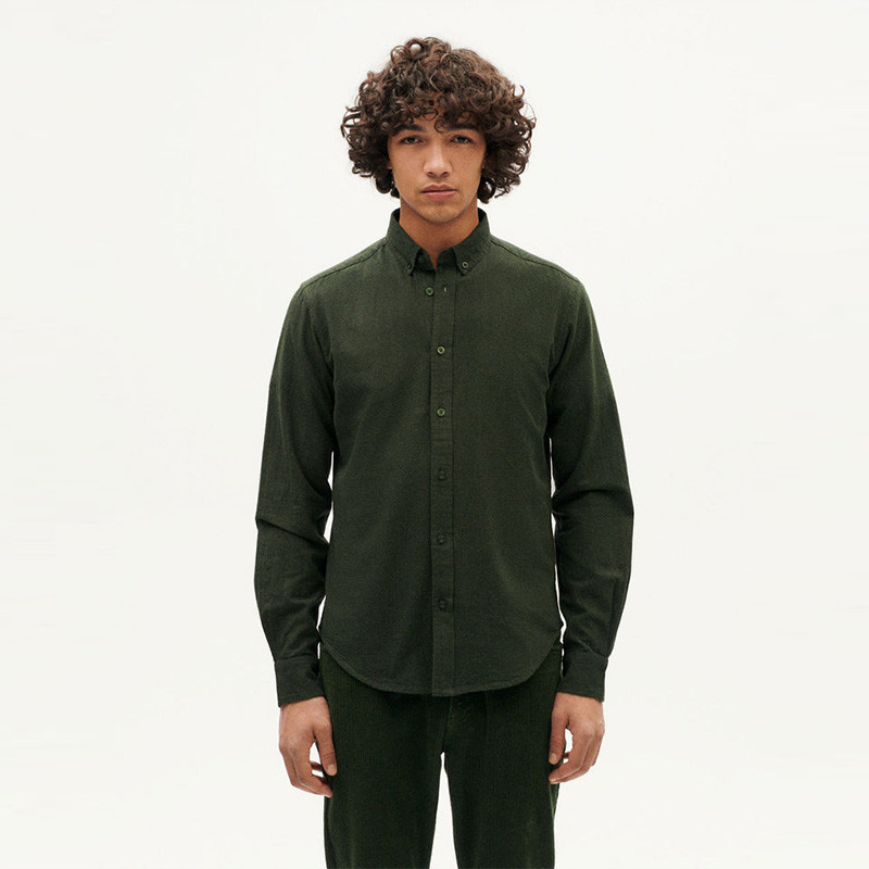 Chemise Micro Carreaux Verte