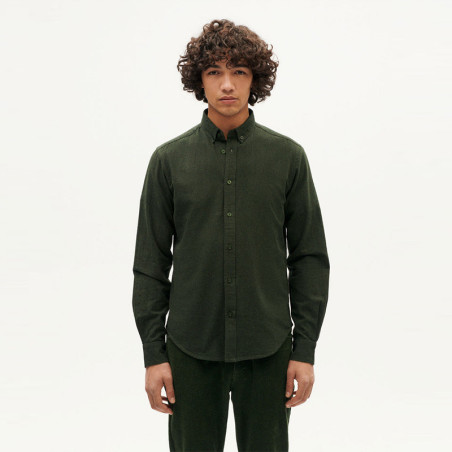 Chemise Micro Carreaux Verte