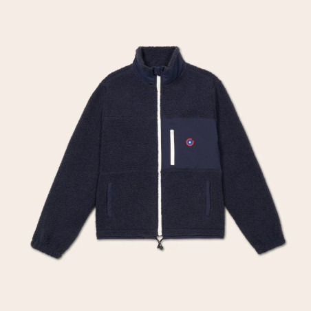 Veste Polaire Bleu Indigo Unisexe