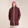 Parka Imperméable Doublée Polaire Prune