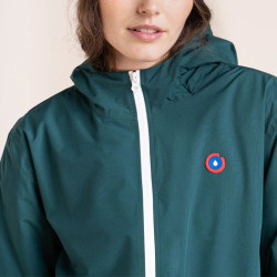 Parka Imperméable Doublée Polaire Sapin