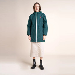 Parka Imperméable Doublée Polaire Sapin