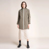 Parka Imperméable Doublée Polaire Kaki