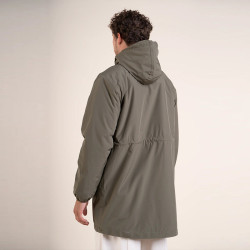 Parka Imperméable Doublée Polaire Kaki