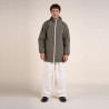 Parka Imperméable Doublée Polaire Kaki