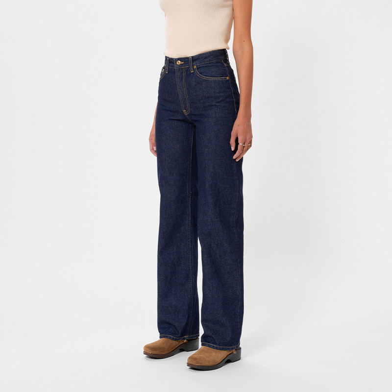 Jean Wide Leg Clean Eileen Classic Blue