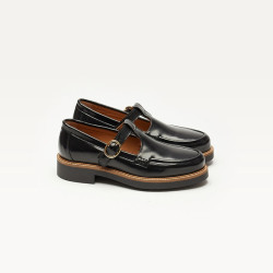 Derbies Carmen Cuir Box Noir