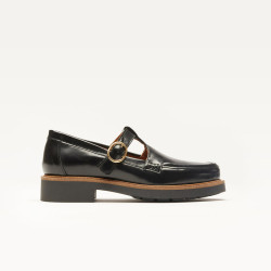 Derbies Carmen Cuir Box Noir