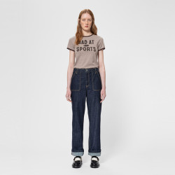 Jean Wide Leg Asta Wash Denim