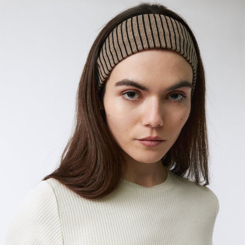 Headband Maille Rayée Turron