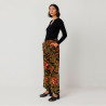 Pantalon Droit Velours Imprimé Lorea