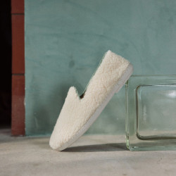 Chaussons Bouclette Sauge