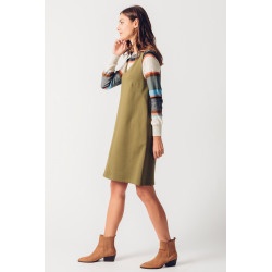 Robe Trapèze Olive